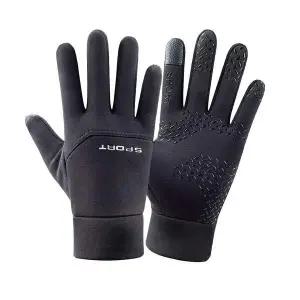 [골드스마일]편안한 착용감 런웨이브 터치 기모 SPORT 방한 장갑