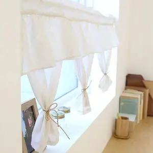 [하프클럽/셀러허브]미니 바란스 작은창커튼 선반 가리개 커튼 1P