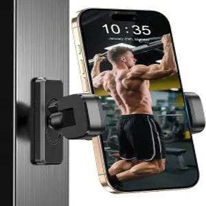 체육관 자석 휴대폰 홀더 360 조절 가능한 마운트 모든 스마트폰과 호환되는 남성용 액세서리 4.7-7