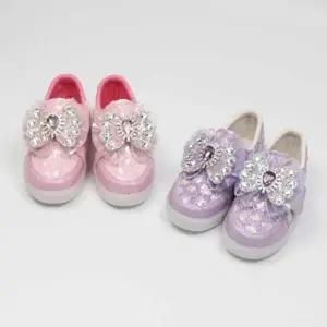 [셀러허브 1]스팽글LED 탈착간편 여아 보석장식 키즈단화 (47568043)