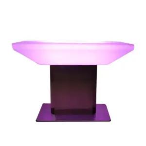 LED 라운지 발광 테이블 조명 d-8855 루프탑 야외 바테이블 호텔테라스 인테리어테이