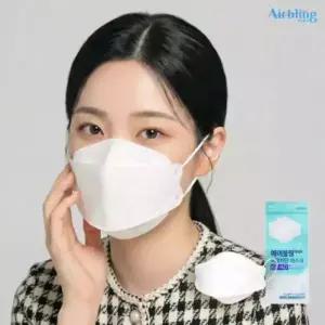 여름용 에어블링라이트 KF-AD 숨쉬기편한 마스크 100매