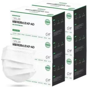 그린나래(리빙) 그린나래 KF-AD 300매 국내생산 MB필터 일회용 비말차단 덴탈 마스크