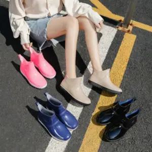 여성화 방수신발 장화 레인부츠 패션슈즈 작업화 여성스니커즈 통굽워커