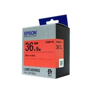 엡손 테이프카트리지 SC36R(36mm Red Black)