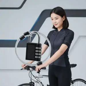 튼튼한 스틸 와이어 자전거 잠금장치 도난방지 케이블 2M