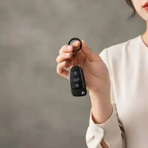 소가죽 자동차 키홀더 고급 스마트키 고리 가죽 열쇠고리 스트랩