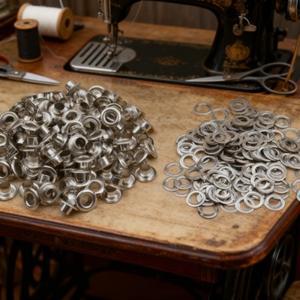 225개 아이렛(4mm) 긁힘 방지 금속 액세서리 원형 구멍 아이렛 수제 비누 상자 제작용