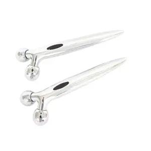 3D 슬림 마사지 롤러 경락기 얼굴 턱 바디 괄사 미니 마사지기