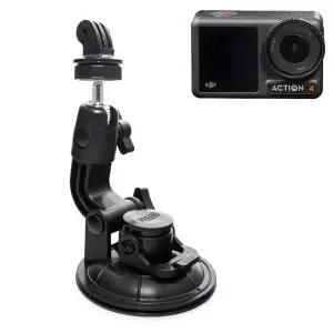 [셀러에이드]DJI 오즈모 액션 4 호환 액션캠 차량용 유리 흡착구 거치대 마운트