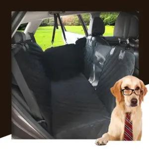 메쉬형 키밍 자동차용 애견 카시트 풀커버 블랙