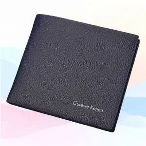 [셀러에이드]남성용 반지갑 블랙 학생지갑 20대 심플 남성 지갑