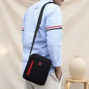 [옷자락]남녀공용 초경량 나일론 미니 크로스백