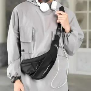 [옷자락]남성 일상 스트리트 캐주얼 미니 크로스백