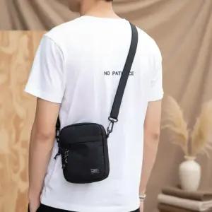 [옷자락]남성 미니멀 데일리 옥스포드 방수 크로스백