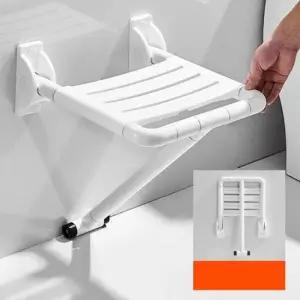 환자목욕의자 키밍 접이식 샤워용 보조의자 노인 벽걸이 플라스틱형