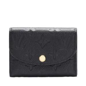 [명품]  블랙 카프스킨 모노그램 앙프렝뜨 로잘리 여성 코인퍼스 지갑 M81455
