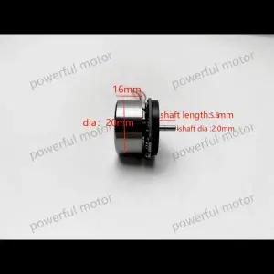 호환  강력한 브러시리스 BLDC 엔진 제품 직경 20mm 길이 16mm 12V