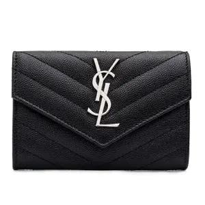 라프리마 [SAINT LAURENT]  모노그램 엔벨로프 카드지갑 414404-BOW02-1000