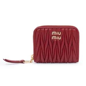 마테라쎄 동전 카드 지갑 레드 5MM268-AFPP-F0011