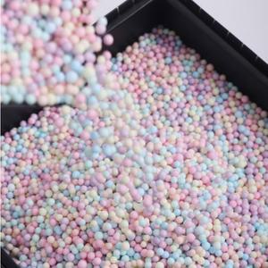 DIY Ma Caron 컬러 폼 볼 플로우 스타 선물 상자 점액 채워진 입자 깜짝 액세서리 2019 10g 25 그램/가방