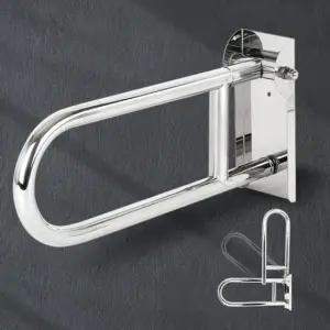 변기안전바 장애인손잡이상하가동식 노인안전바 실내 변기 임산부