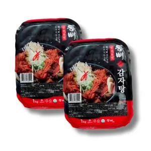 통뼈감자탕 부산 25년 전통의 맛 그대로 칼칼한맛 1kg 2팩