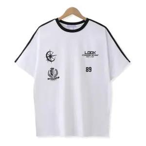 [엠엔씨][MNC] 배색 두줄라인 반팔티 (MDBT816WB)