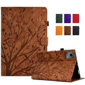 Funda 레노버 탭 M11 케이스 양각 나무 책 지갑 스탠드 커버 샤오신 패드 2024 tb330fu 인치