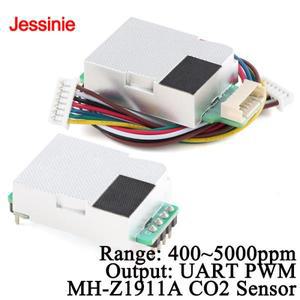 MH-Z1911A NDIR 이산화카본 공기 가스 센서 모듈, CO2 모니터용 적외선 IR 400-5000ppm