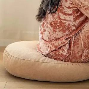 [오너클랜]두꺼운 인테리어 거실 쿠션 푹신한 방석 대형 원형 원형방석