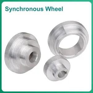 호환  WM210V BHC210 HS210 JY210V CTC210 HBM210 선반 예비 부품에 대 한 3pcs 금속 동기 벨트 풀리 동기