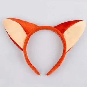 여우 귀여운 공연 동물 귀 악세사리 남녀공용 머리띠 장식머리띠