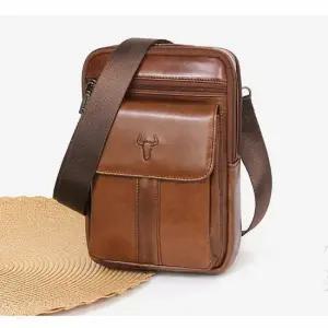 브라운 가죽 여행가방 여권지갑 보조가방 여행가방 출퇴근가방 가죽가방 남자크로스백