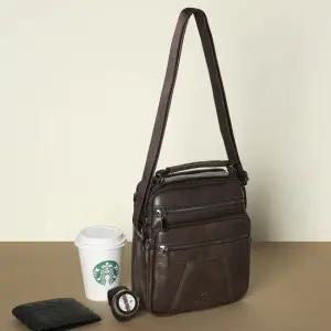 깔끔한 클래식 남성 크로스백 여권가방 맨스백 출퇴근가방 가죽가방 남자크로스백