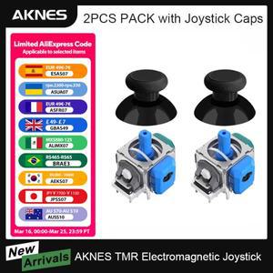 HALLPI × AKNES TMR 전자기 안티 드리프트 조이스틱 PS4 Xbox 시리즈 스위치 프로 PS5 컨트롤러 게임 액세