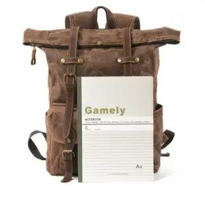 남친 백팩 방수 트래블 캔버스 라인 워싱 패치 아웃도어 커플 컴퓨터 가방 배낭 CH5