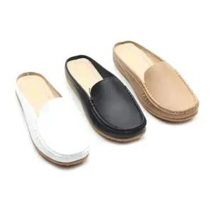 [옷자락]여자 편안한 데일리 스퀘어토 블로퍼 뮬