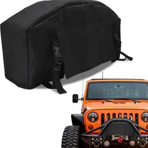 윈치 커버 900D 헤비 듀티 방수 및 자외선 차단 먼지 보호 조절 가능한 웨빙 스트랩 실내/외 사용을 위한