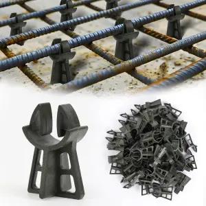 스트라시 50Pcs 1-3/16인치 스냅 철근 의자 헤비 듀티 플라스틱 사이즈 3-5 우수한 강도의 방청 견고한