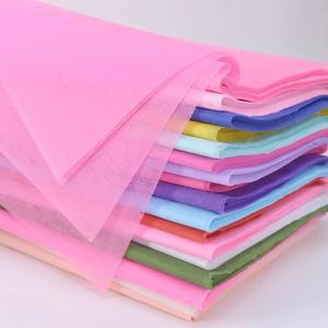 38 시트 코 튼 꽃 포장지 가게 꽃다발 종이 꽃집 결혼식 부드러운 다채로운 장식