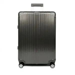 캐리어 여행용 투명 24인치 커버 가방 PC 여행 메탈그레이