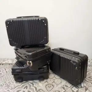 [콩심팥심]기내용 캐리어 레디백 박스 캐리어 검정 미니 1박2일 메이크업