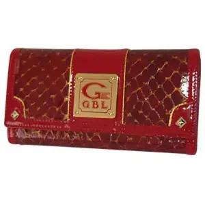 선물 GBL 여성용 레드 애나멜 장지갑 LW9511