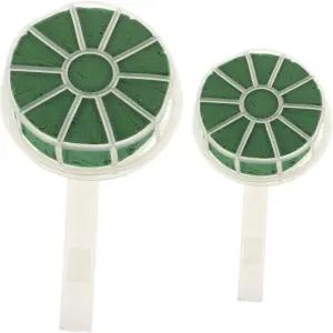 미케야 2PCS 앵글 핸들 신부 부케 홀더 - 신선하고 인공적인 꽃꽂이를 위한 폼 플로럴 결혼식 및 특별 행사