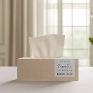 휴홈 무표백 보습 뱀부 로션 티슈 비염 민감성 전용 200매, 3개