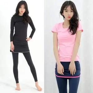 [셀러에이드]WL ALL4064 여자한줄요가스포츠레쉬가드9부치마레깅스