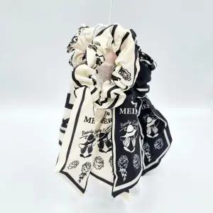 [셀러에이드]롱리본 스카프 묶음머리 곱창밴드