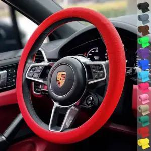 논슬립 차량용 실리콘 핸들커버 실리콘 얇은 핸들카바 원형 D컷 15컬러