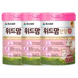 파스퇴르 위드맘 산양 제왕 분유 100일 750g x 3개